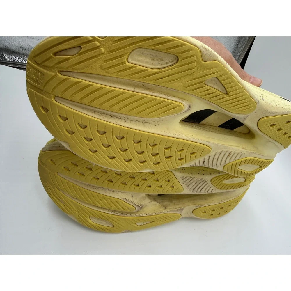 Hoka Skyward X Running Shoes Mens 11.5 Yellow Speckled Carbon Plate Sneaker